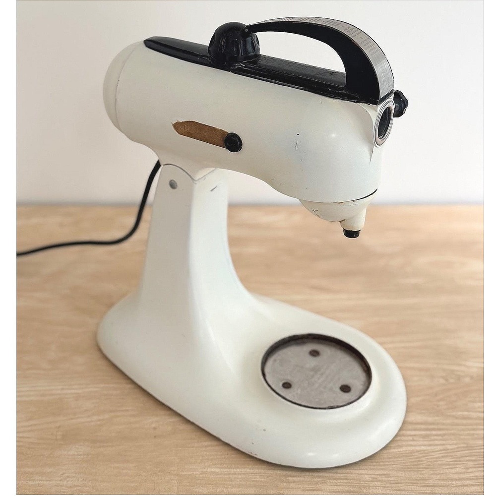 Vintage KitchenAid Hobart Model 3B Stand Mixer Base White MCM